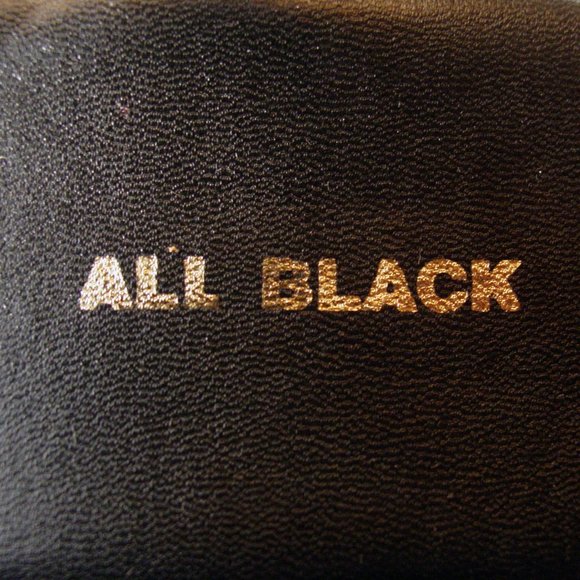 ALL BLACK $189 Strappy Platform Toe Ring Sandals Women's 37/7 - Picture 12 of 13